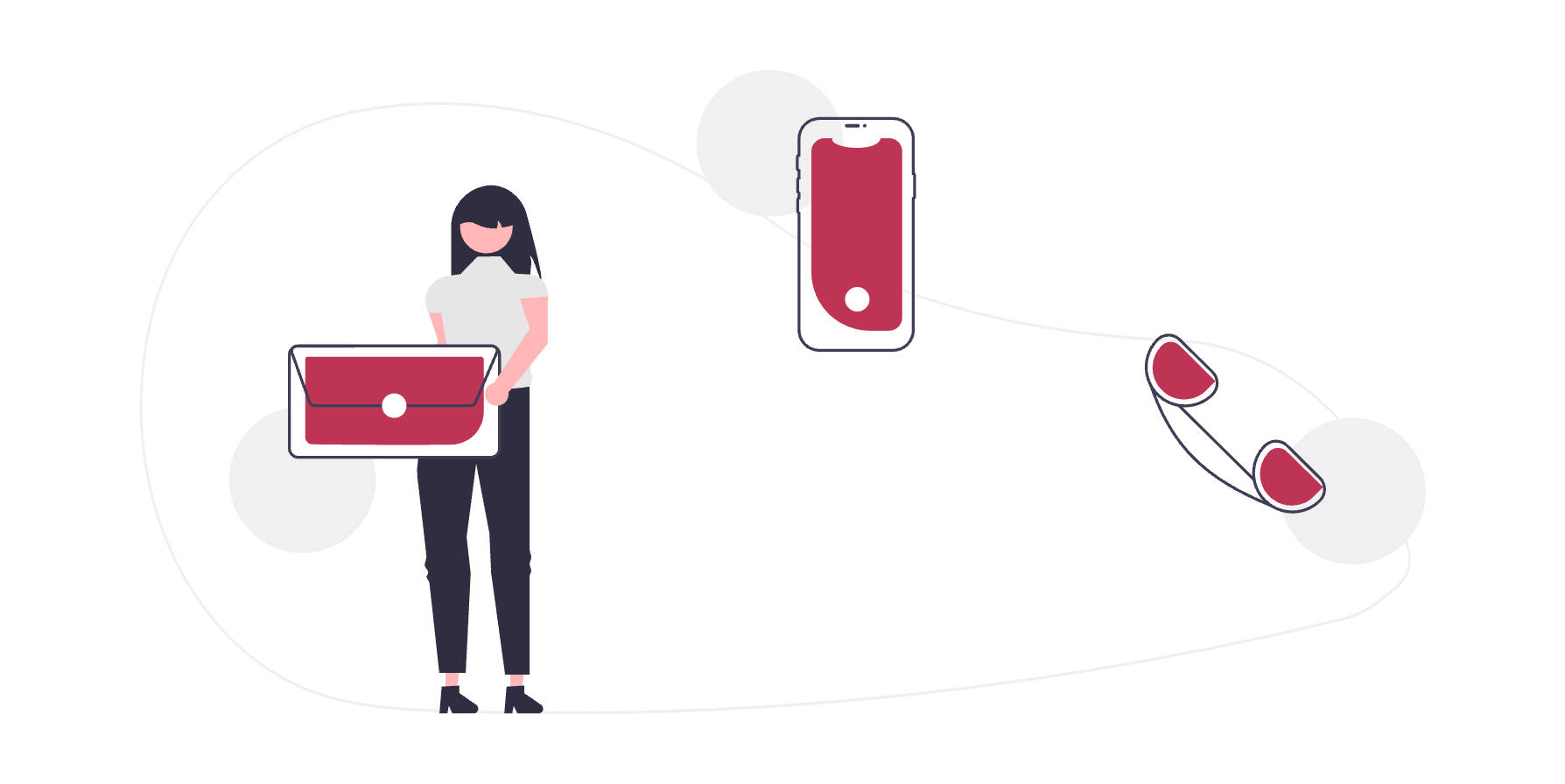 Contact illustration